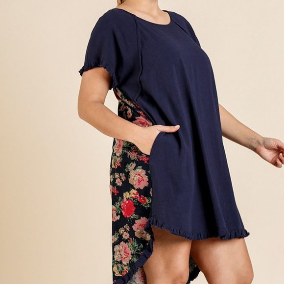 🎀Short Sleeve Round Neck Dress🎀 - Picture 1 of 3